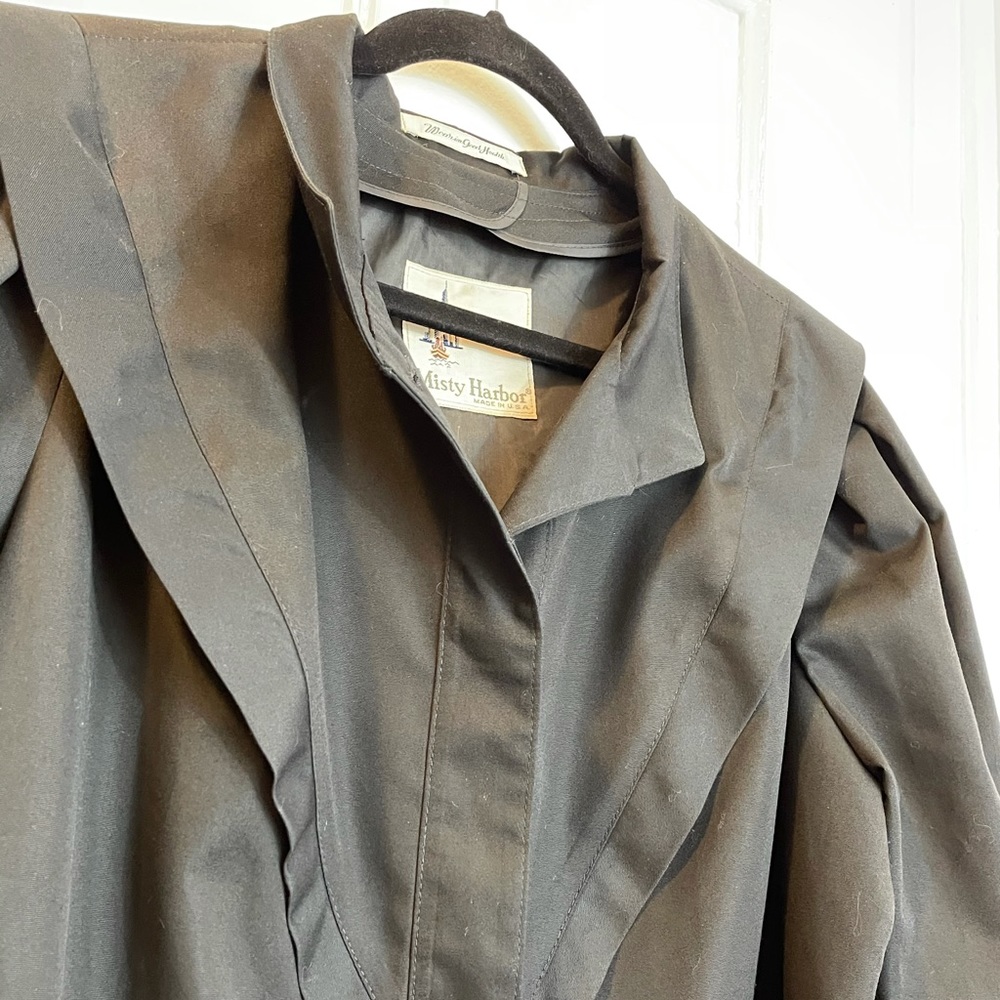 ✨Vintage Black Trench Coat✨